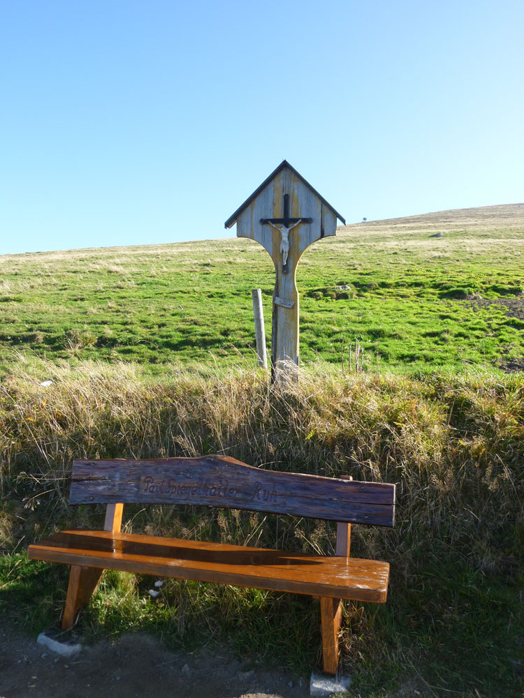 Ruhebank am Feldberg im Schwarzwald