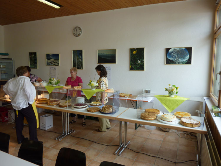 Kuchenverkauf Kuchentheke am Gourmet - Fest Gersbach im Schwarzwald