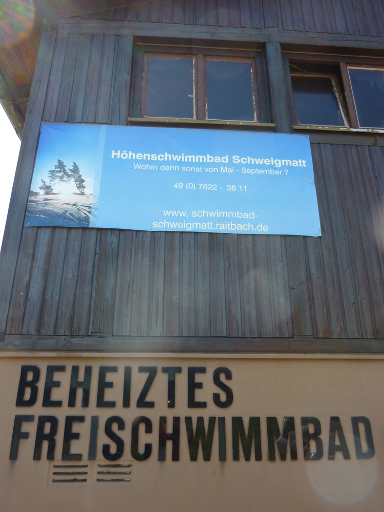 Höhenschwimmbad Schweigmatt im Schwarzwald