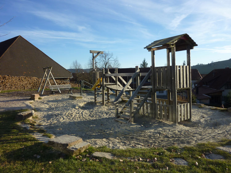 Sandkasten Schwarzwald Spielplatz