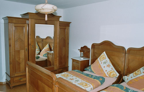 Schlafzimmer Ferienwohnung Suedterrasse
