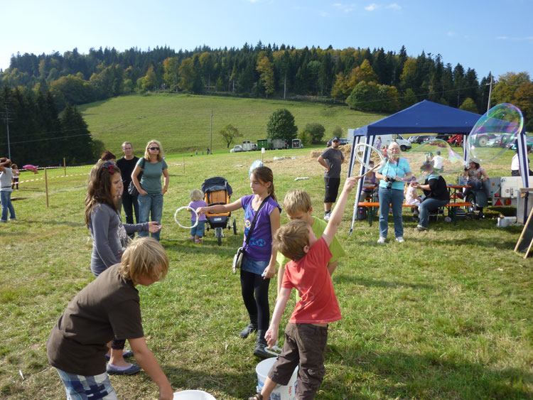 Riesenseifenblasen Spa für Kinder