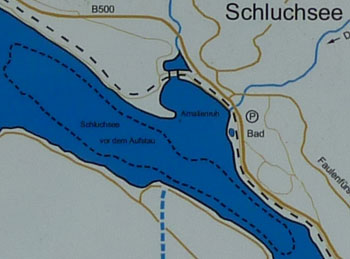 Schluchsee Karte Originalgröe