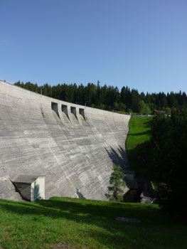 Stausee Schluchsee Staumauer