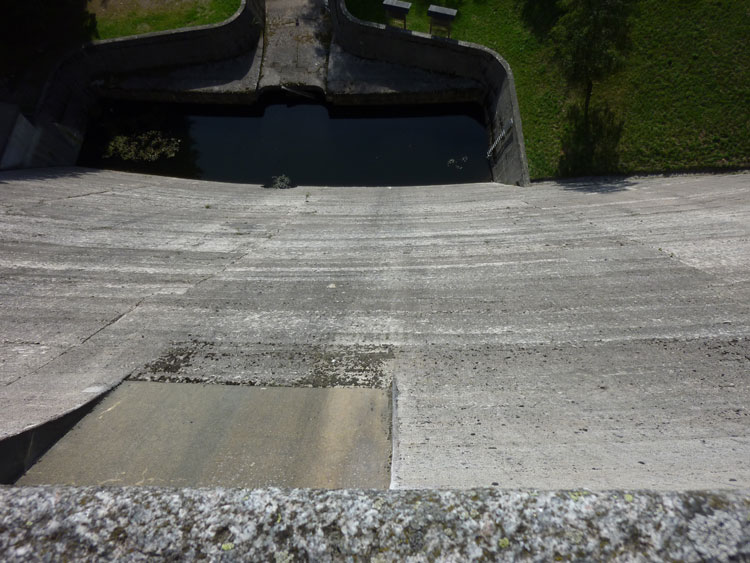 Staumauer Schluchsee von oben