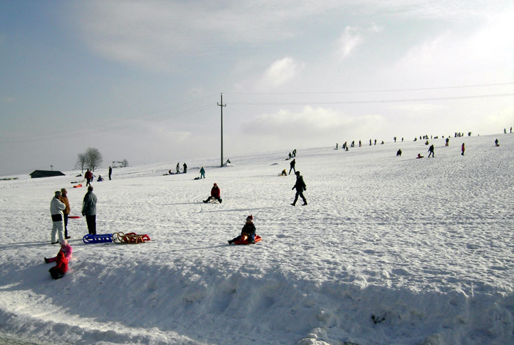 Schwarzwald Rodelpiste Rodelhang