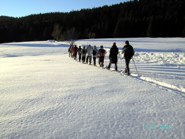 Schwarzwald Schneeschuhwandern Schneeschuhwanderer