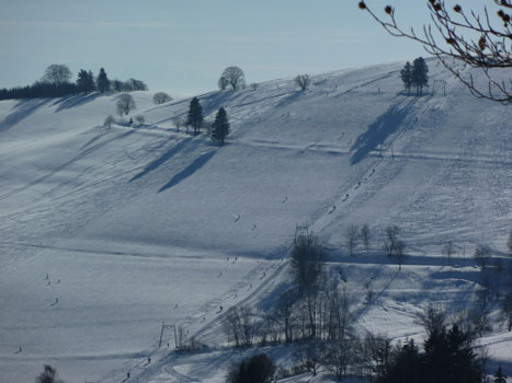 Schwarzwald Skifahren Skipiste Gersbach Bergbrunnenlift