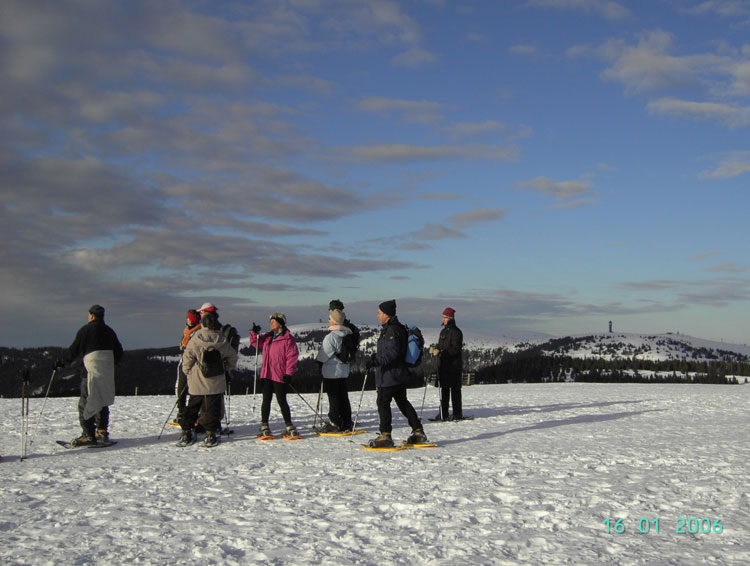 Schwarzwald Winter Wandern Schneeschuhwandern