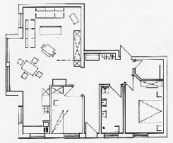 Ferienwohnung 88qm in Gersbach im Schwarzwald (Naturpark Südschwarzwald) Technische Zeichnung