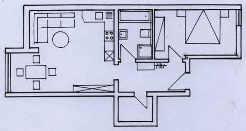 Schwarzwald Naturpark Südschwarzwald Bundesgolddorf Gersbach Ferienwohnung 55qm Technische Zeichnung 